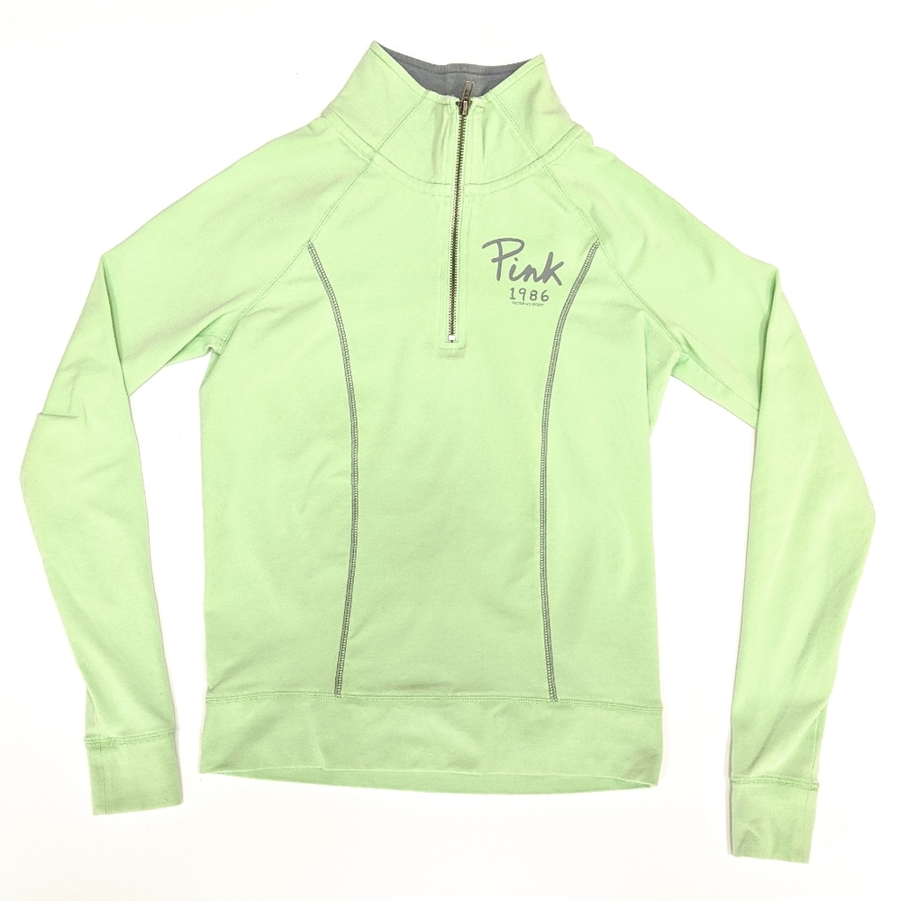 Victoria Secrets Pink Yoga Quarter Zip Sweater